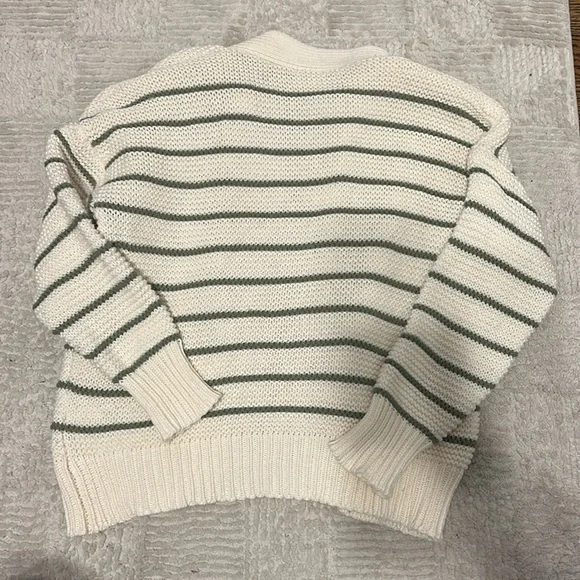 dRA LOS ANGELES (FROM ANTHROPOLOGIE) %100 COTTON AMARA STRIPED CARDIGAN - Picture 8 of 15